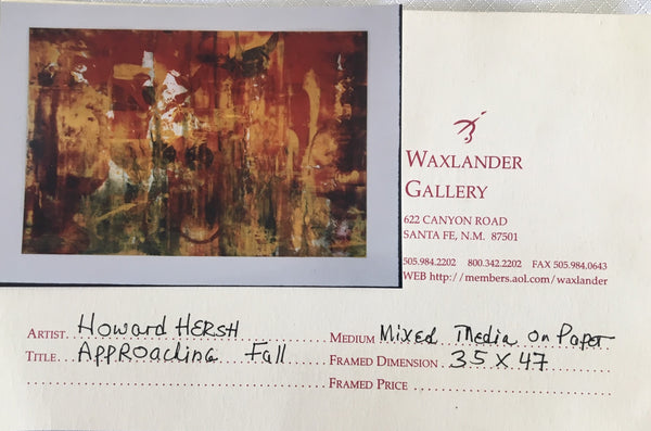 Approaching Fall - Howard Hersh